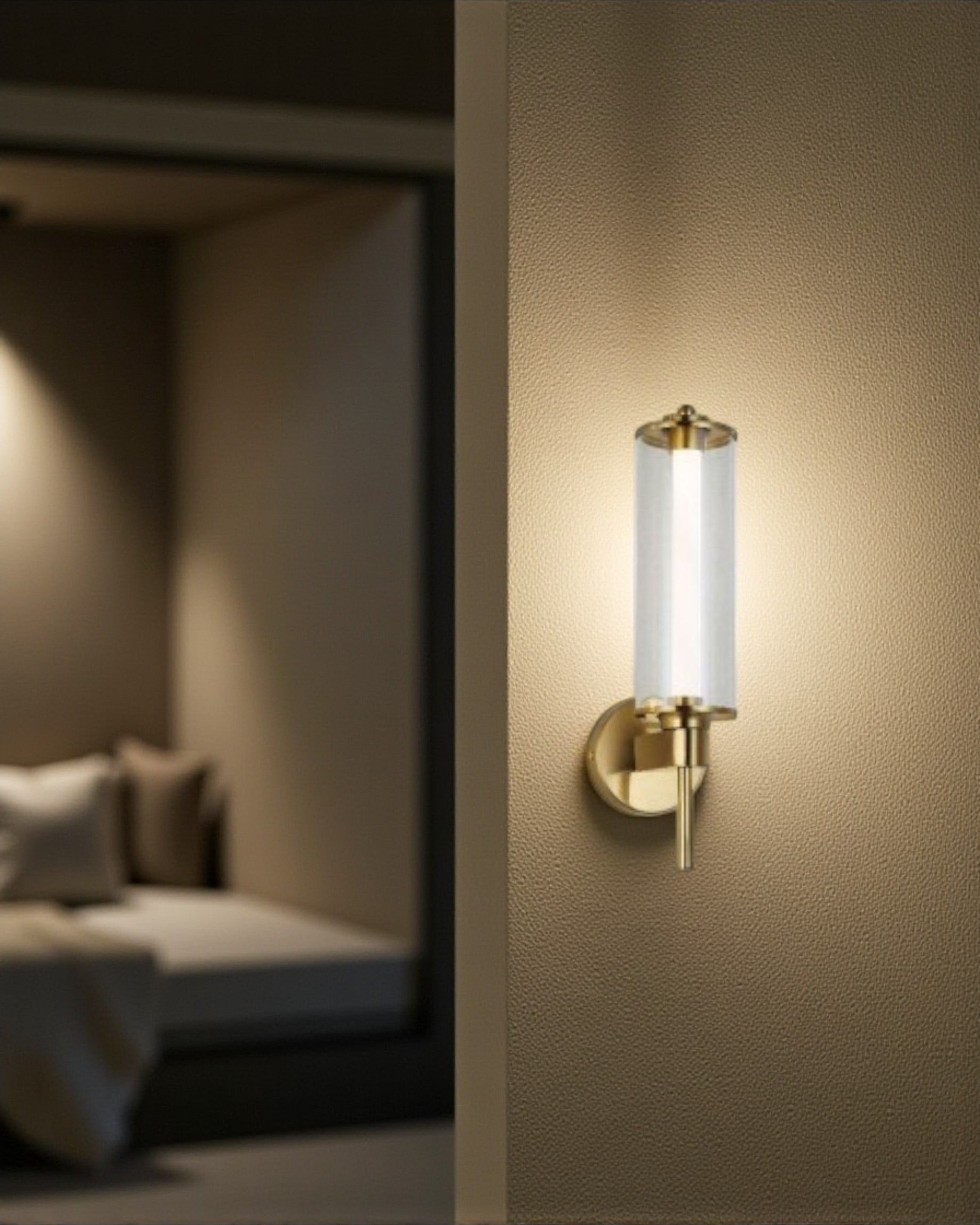 Golden Glow Wall Light
