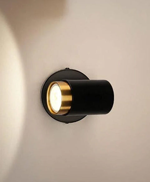 Pictures Artwort Black Cylindrical Spotlight 9W